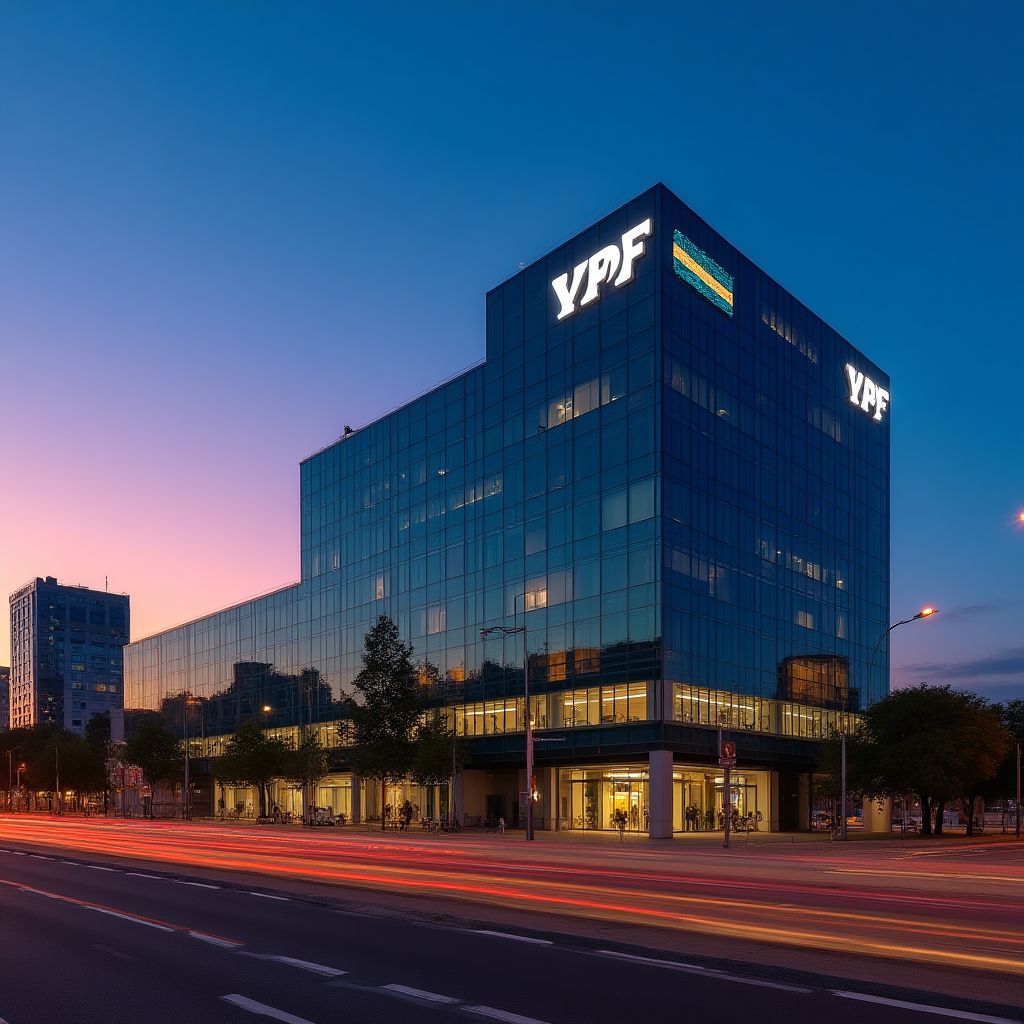 Sede central de YPF en Buenos Aires